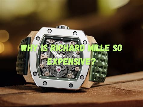 richard mille why so expensive|richard mille cheapest.